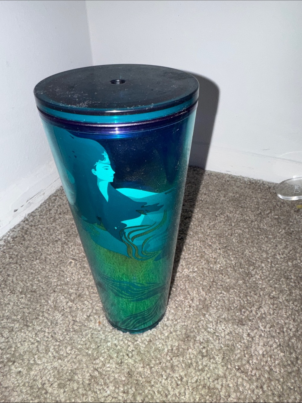 Starbucks Iridescent Teal Mermaid Tumbler